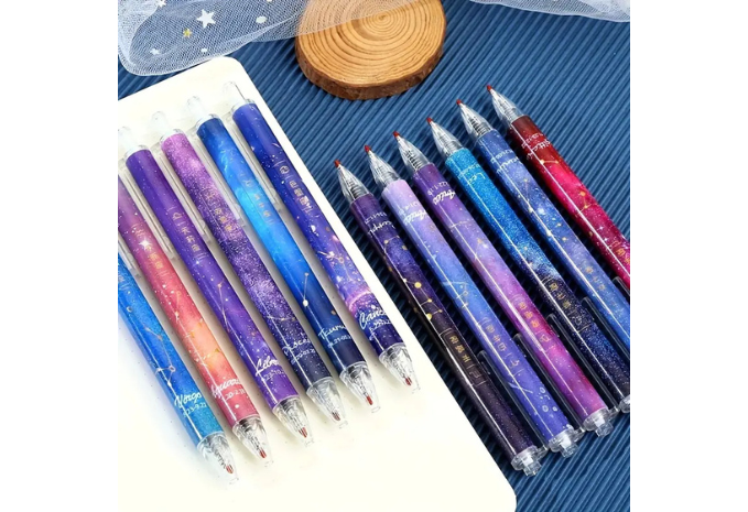 12 Zodiac Signs Pen Pressed in the Middle Pen Black 0.5mm